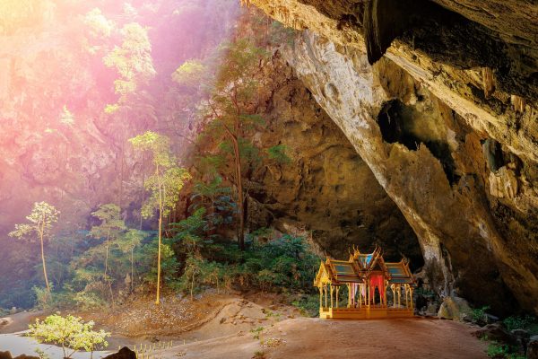 Amazing,Phraya,Nakhon,Cave,With,Sunlight,,Landmark,Royal,Pavilion,,Khao